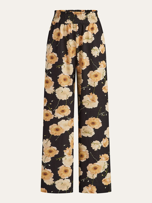 SORRENTO | FLORAL SMOCKED PANTS Floral
