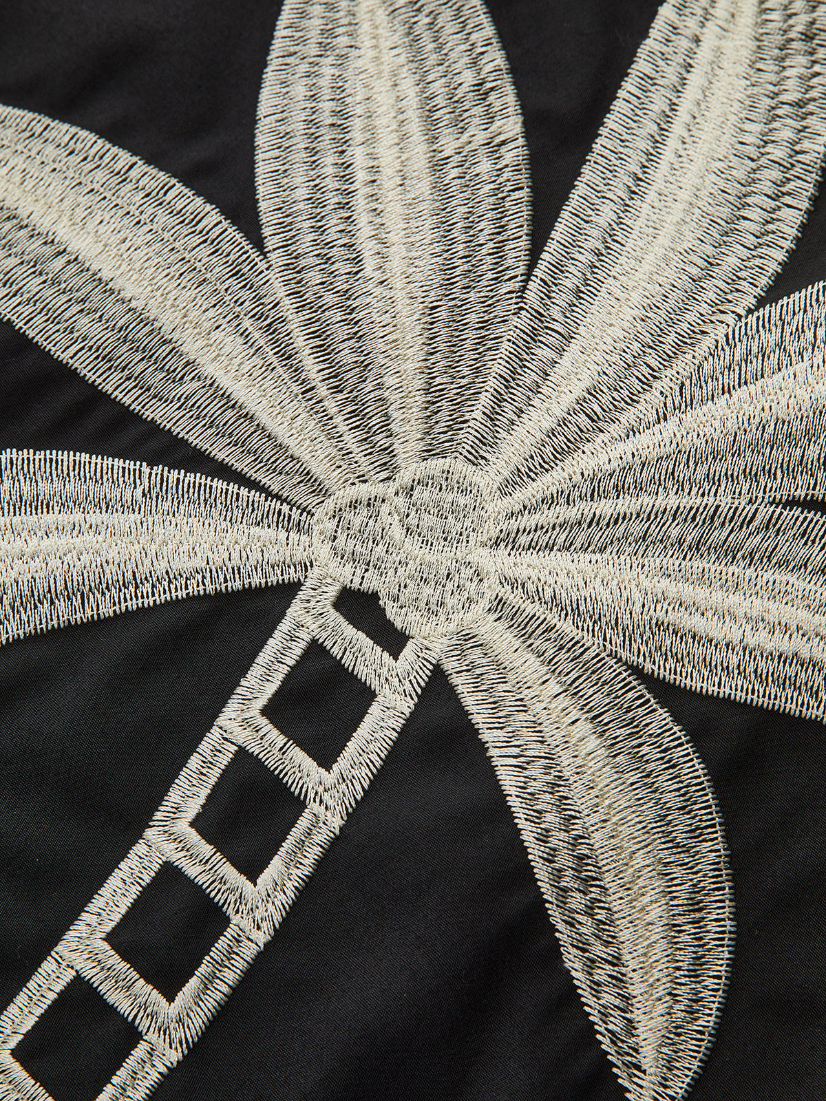 HAVANA | PALM EMBROIDERED PANTS GREEN