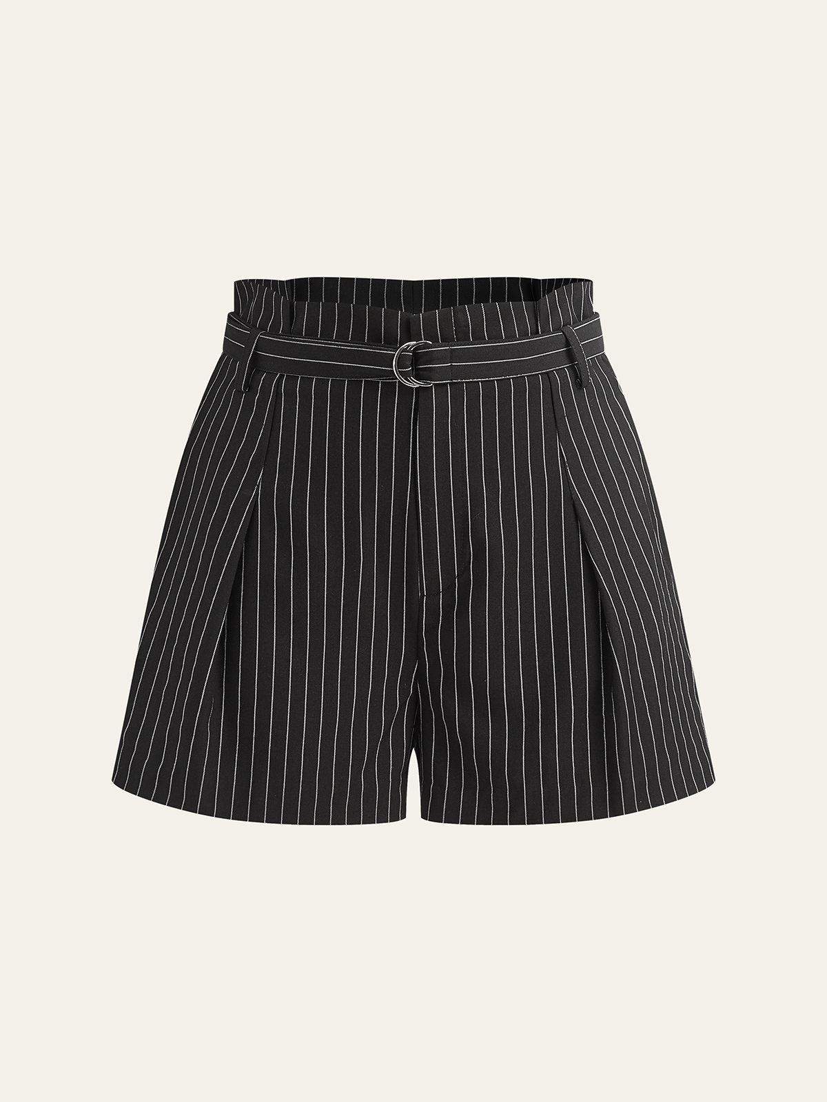 VIVIENNE | PINSTRIPE SHORTS BLACK