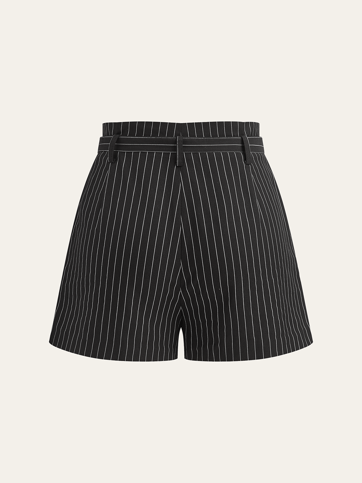 VIVIENNE | PINSTRIPE SHORTS BLACK
