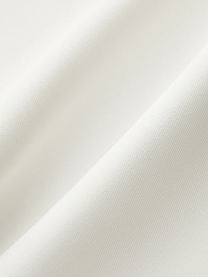 SIENA | CONTRAST WAIST PANTS WHITE