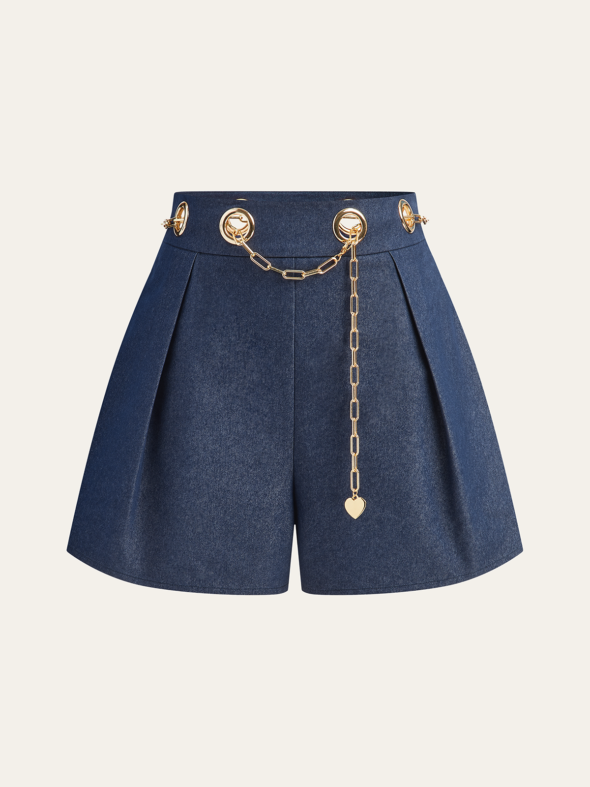 NOIR | CHAINLINK SHORTS BLUE