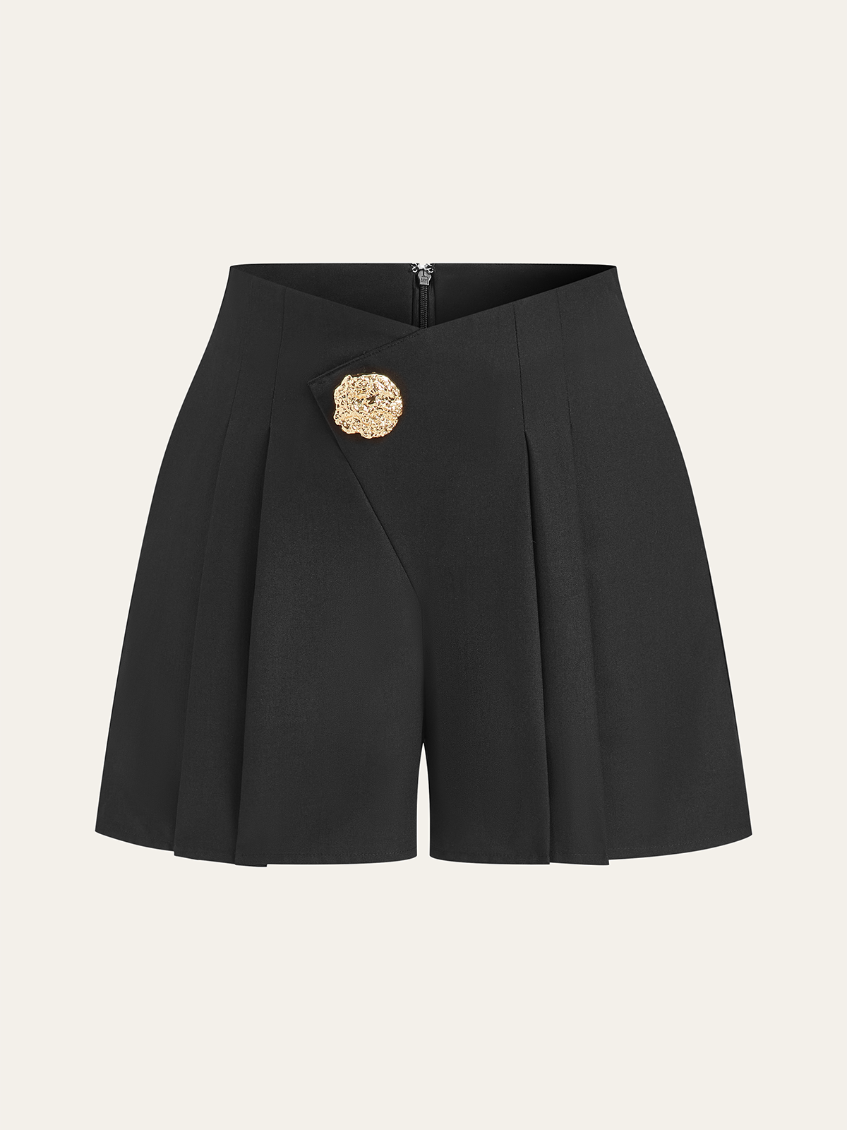 LYRA | EMBELLISHED TAILORED SHORTS BLACK