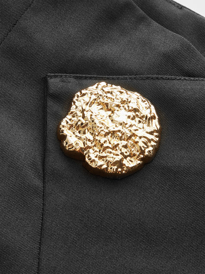 LYRA | EMBELLISHED TAILORED SHORTS BLACK