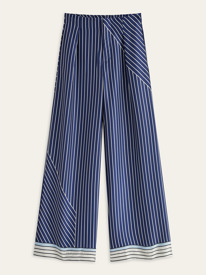 SORRENTO | STRIPED WIDE LEG PANTS