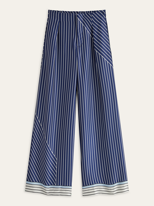SORRENTO | STRIPED WIDE LEG PANTS