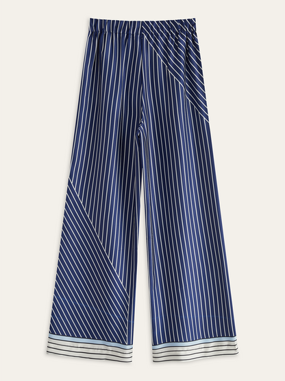 SORRENTO | STRIPED WIDE LEG PANTS