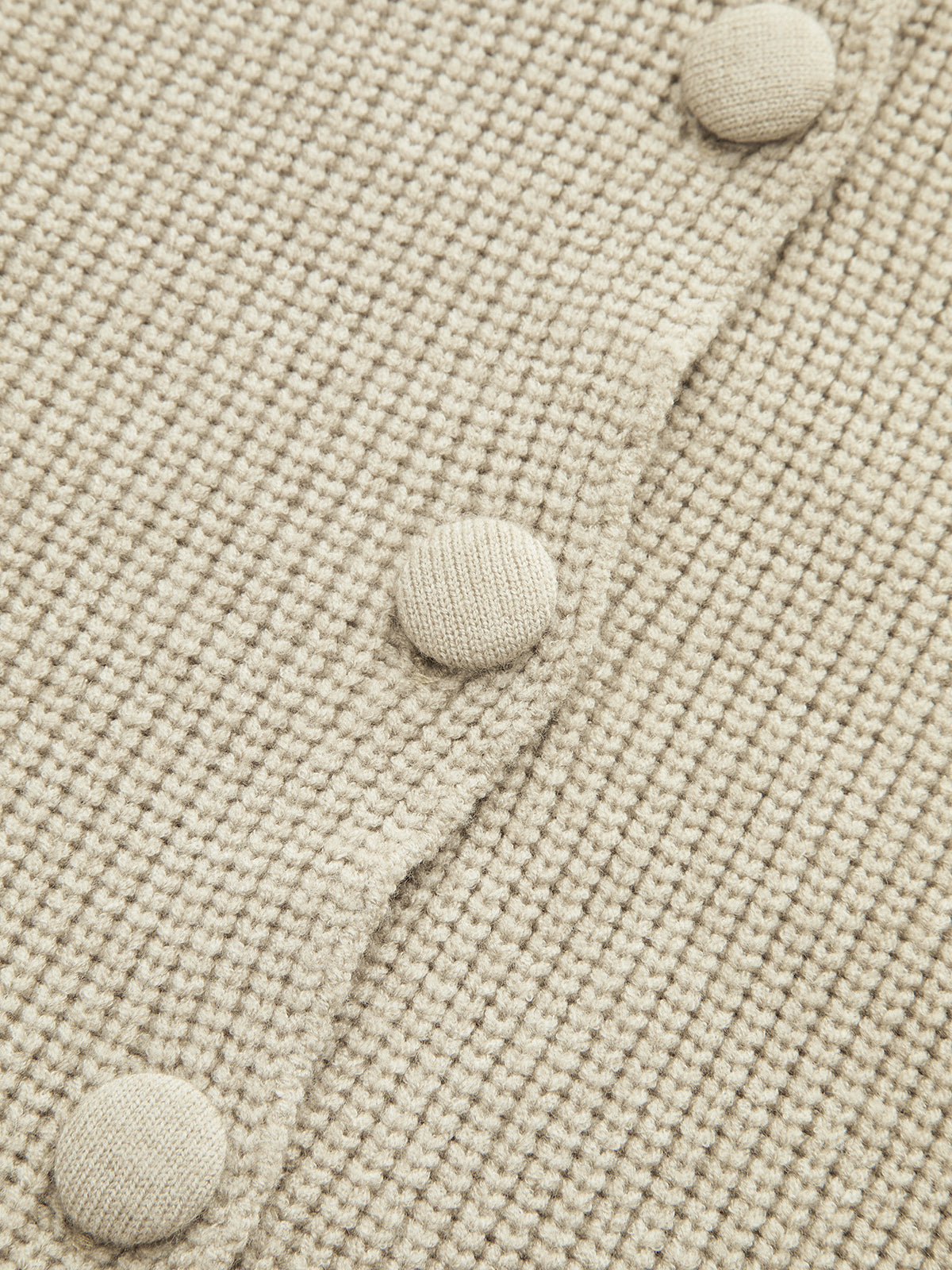 AVENA | PEPLUM KNIT CARDIGAN KHAKI
