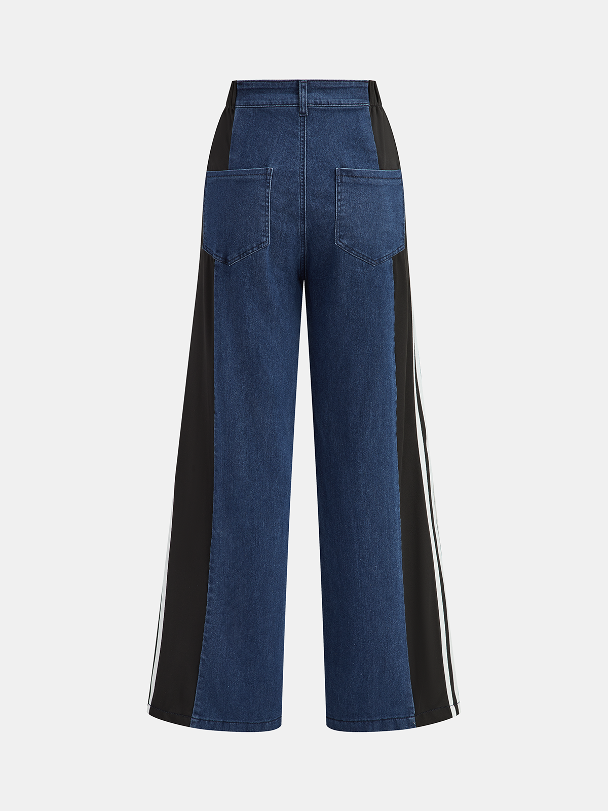 MILANO | PANELLED WIDE LEG JEANS