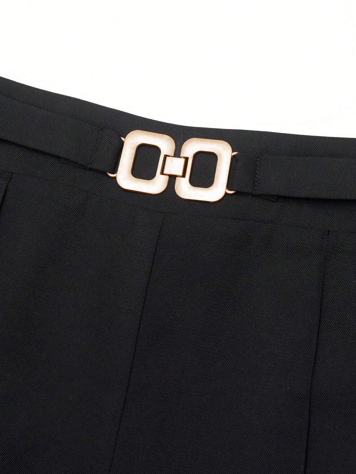 Metal Link Pants Black