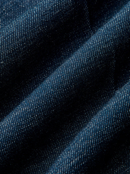 Asymmetric Wrap Wide-Leg Pants Navy