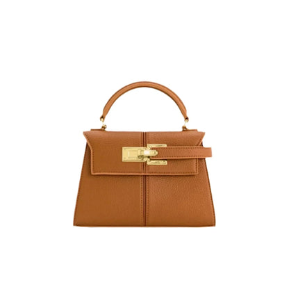 SELENE TOP HANLDE BAG BROWN