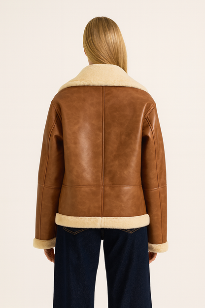 CAPRI | SHEARLING AVIATOR JACKET