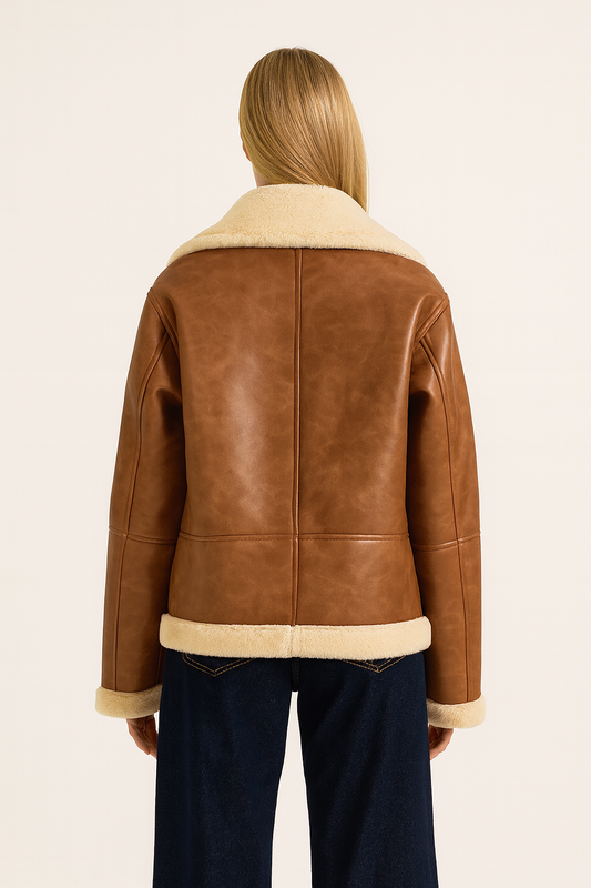 CAPRI | SHEARLING AVIATOR JACKET