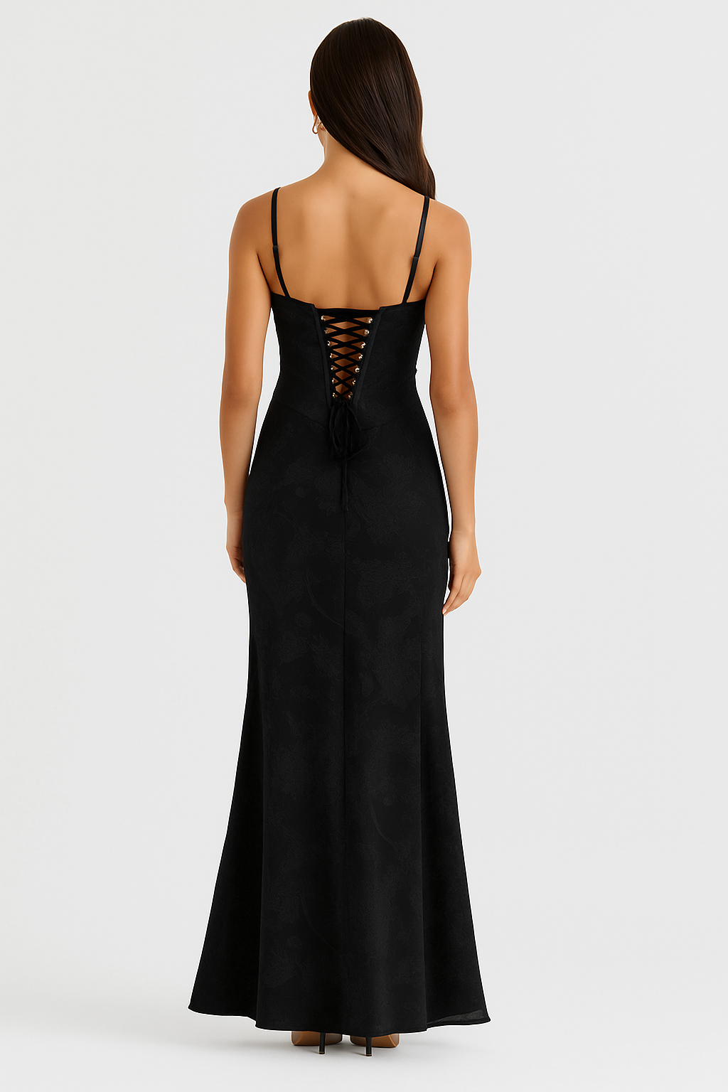 MARISSE | STRUCTURED CORSET FLOW DRESS WHITE