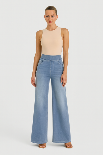 CAPRI | WIDE LEG JEANS LIGHT BLUE
