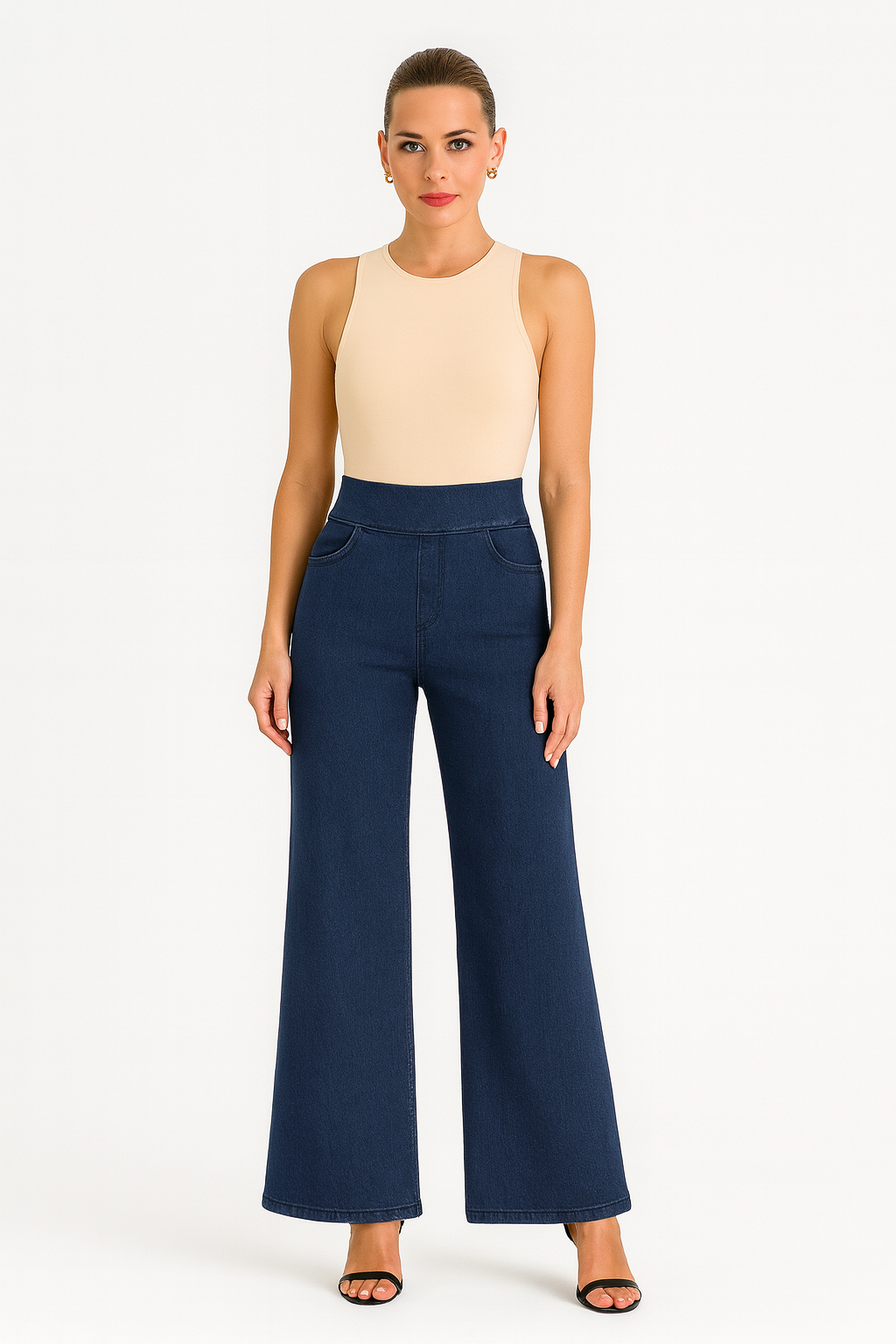 CAPRI | WIDE LEG JEANS BLUE