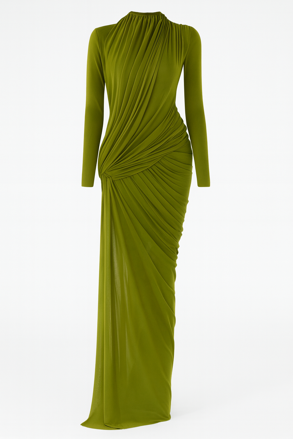 SELENE | OLIVE GREEN MAXI DRESS