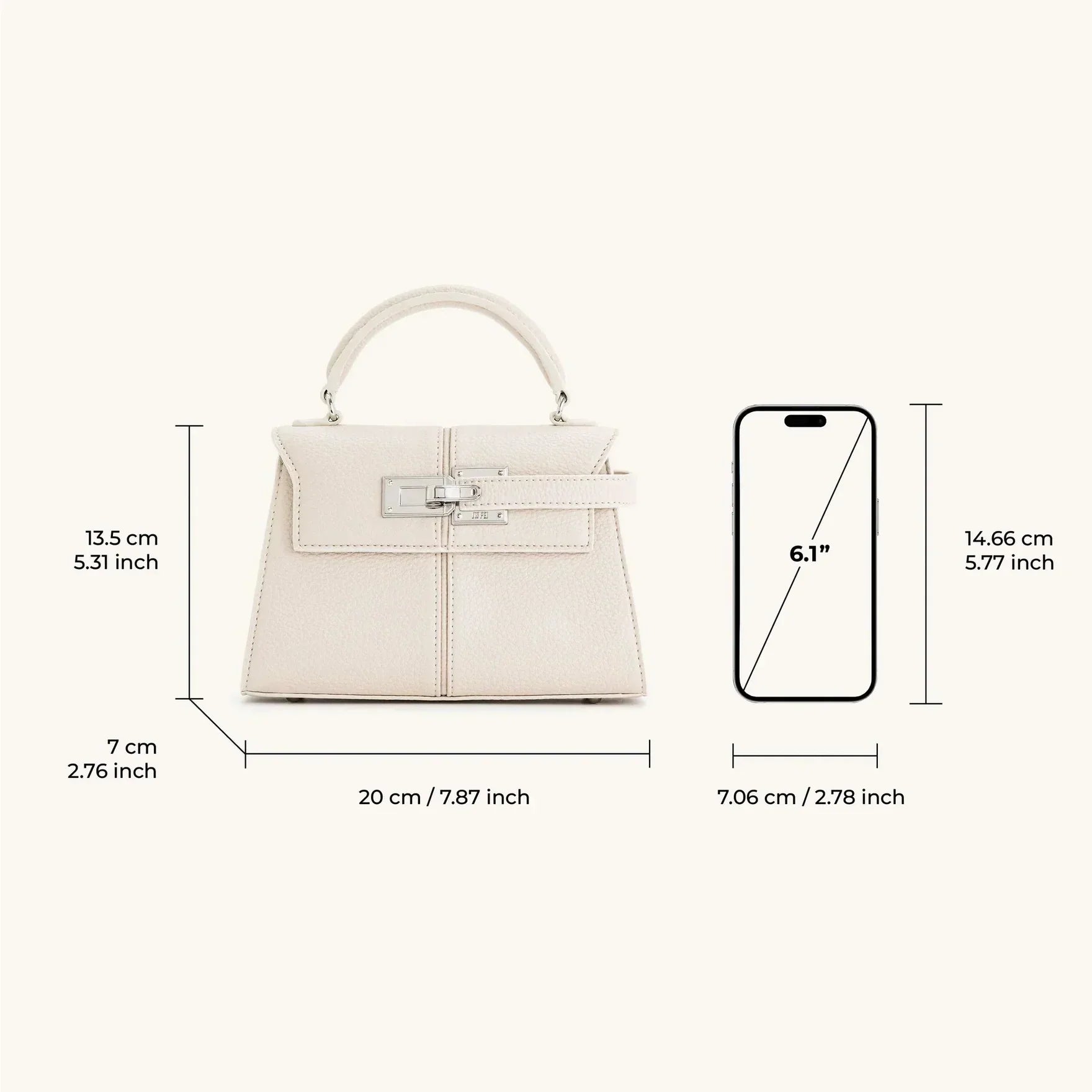 SELENE TOP HANLDE BAG BLACK