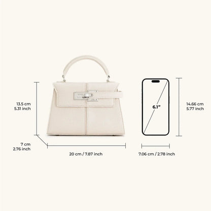 SELENE TOP HANLDE BAG BLACK