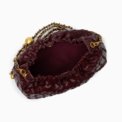 FIONA SHOULDER BAG RED WINE