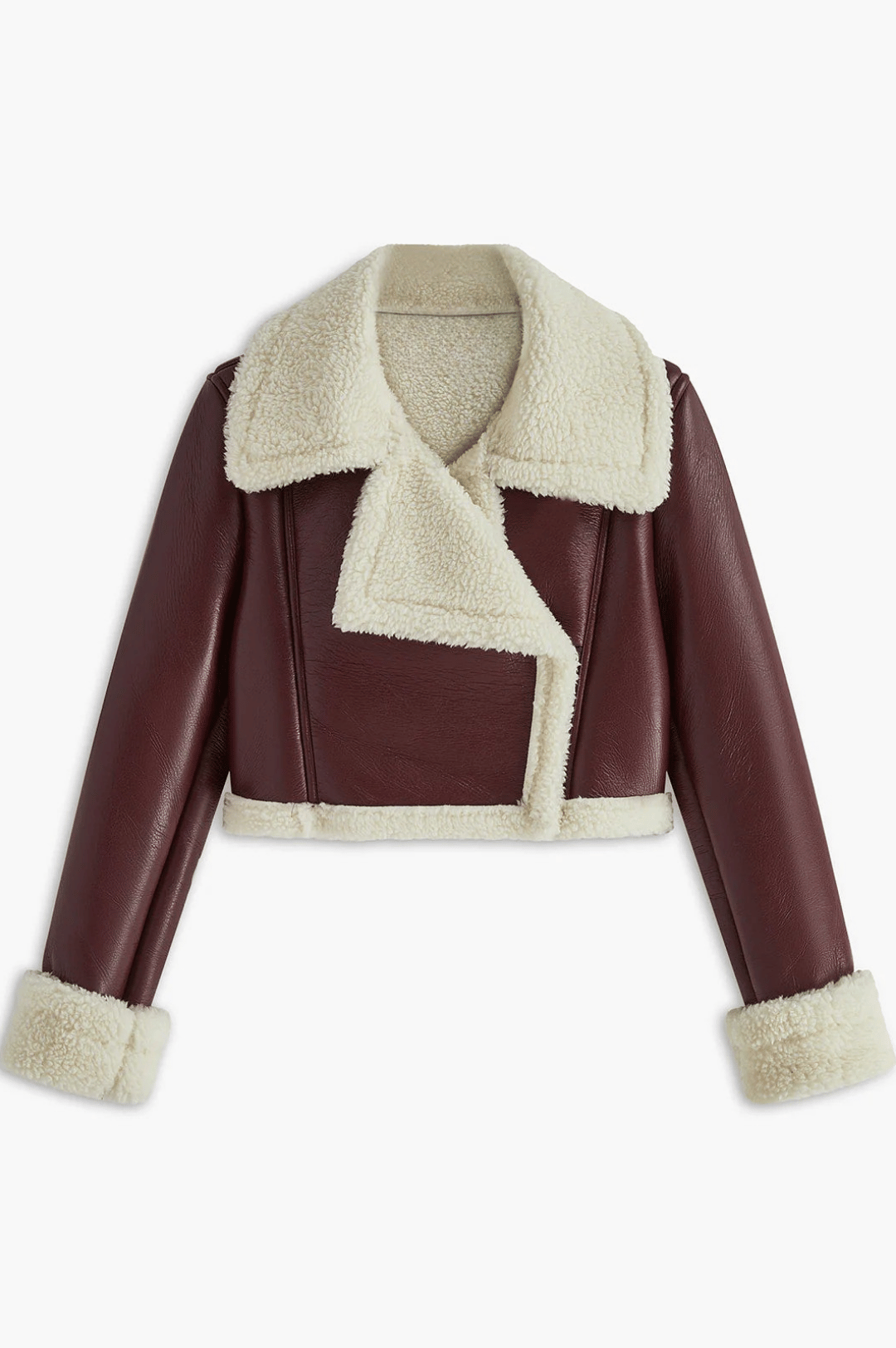 AMARA | CROPPED SHEARLING JACKET