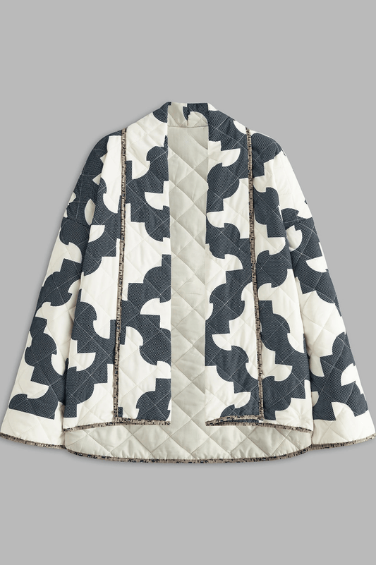 NAELIS | QUILTED OPEN JACKET