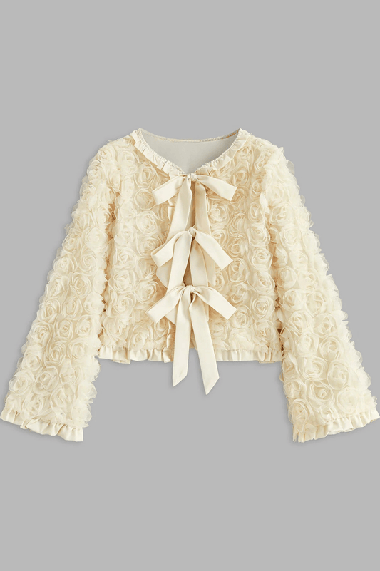 POSITANO | ROSETTE BOW JACKET