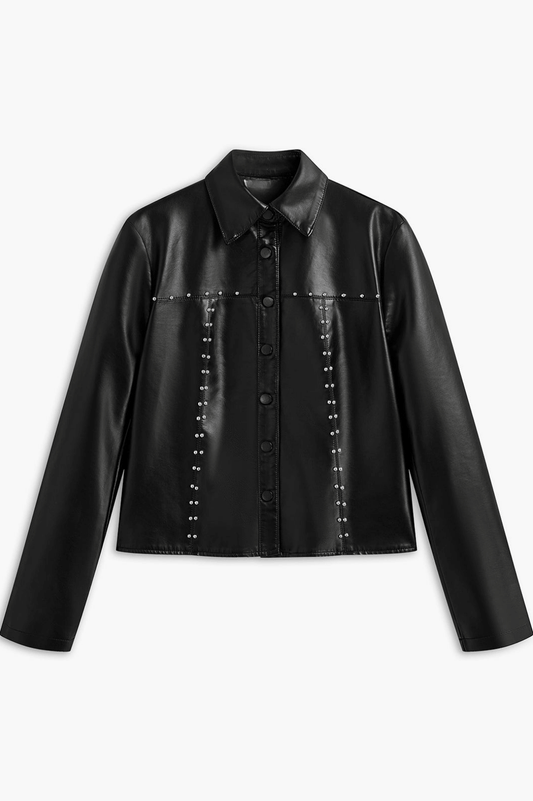 LYRA | STUDDED LEATHER JACKET