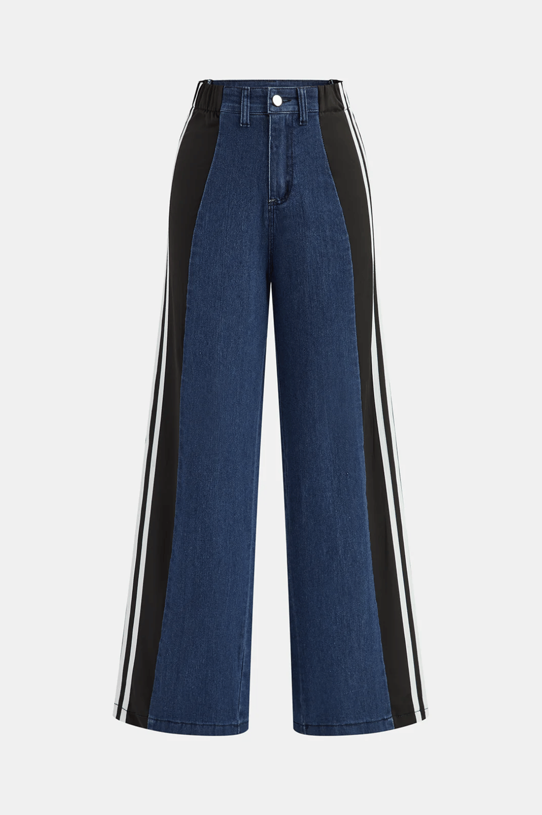 MILANO | PANELLED WIDE LEG JEANS