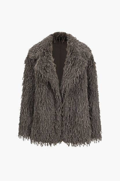 LYRA | SHAGGY FAUX FUR JACKET