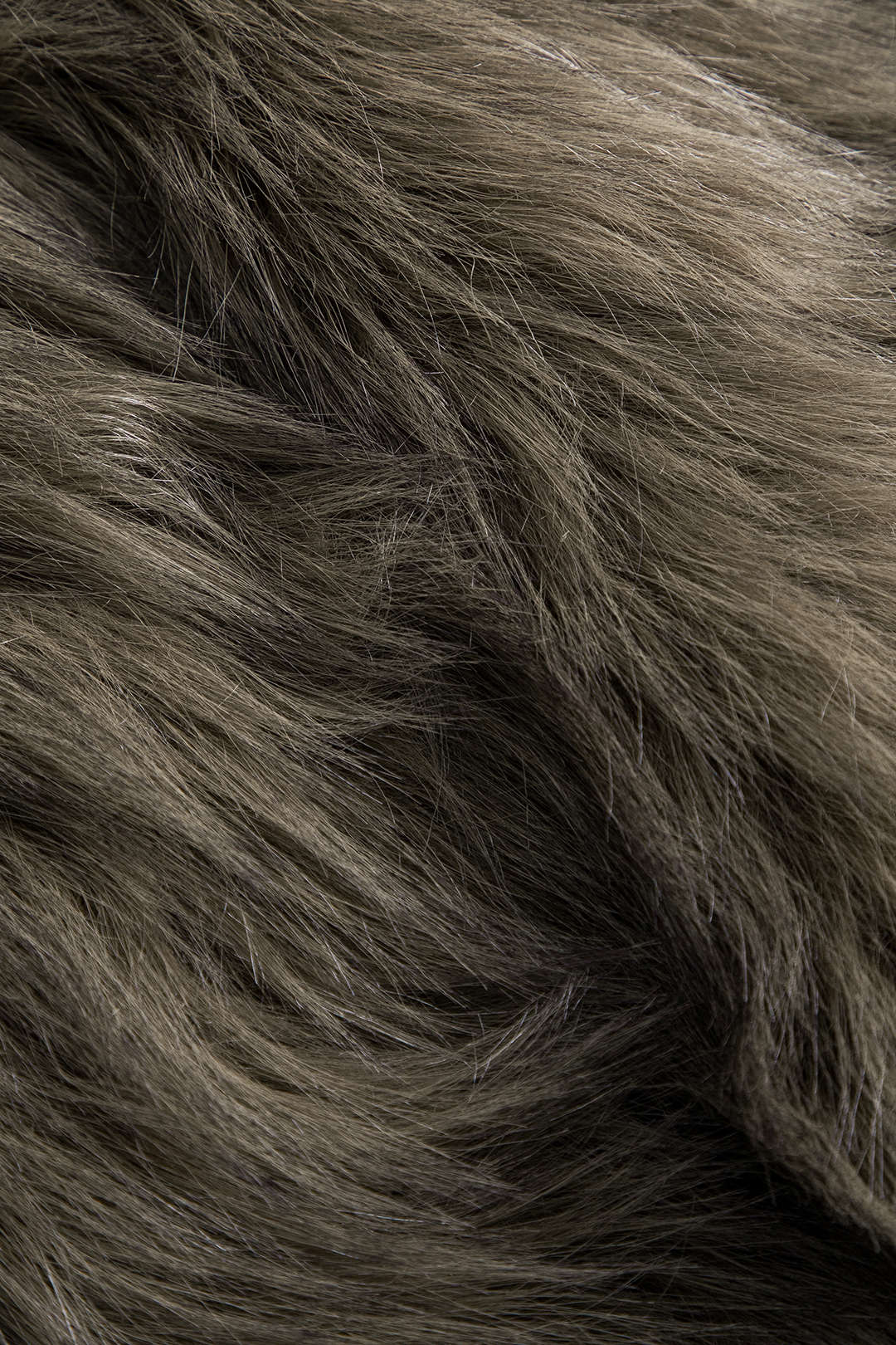 LYON | FAUX FUR & LEATHER JACKET BROWN