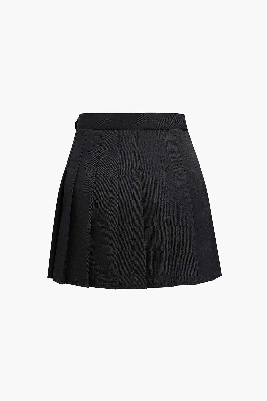ARIA | PLEATED MINI SKIRT BLACK