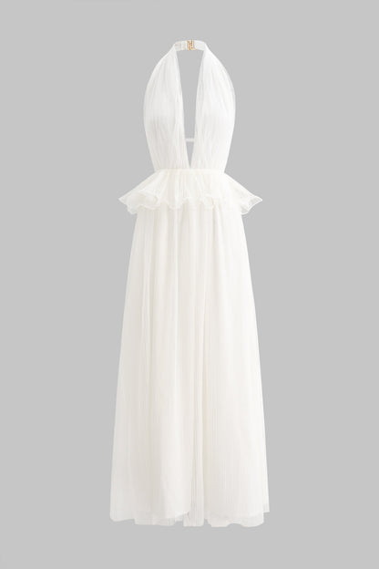 IRINA | HALTER MAXI DRESS