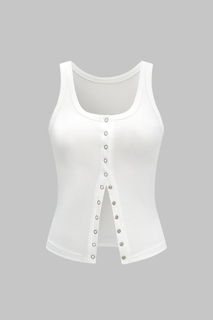 IVY | SNAP TANK WHITE