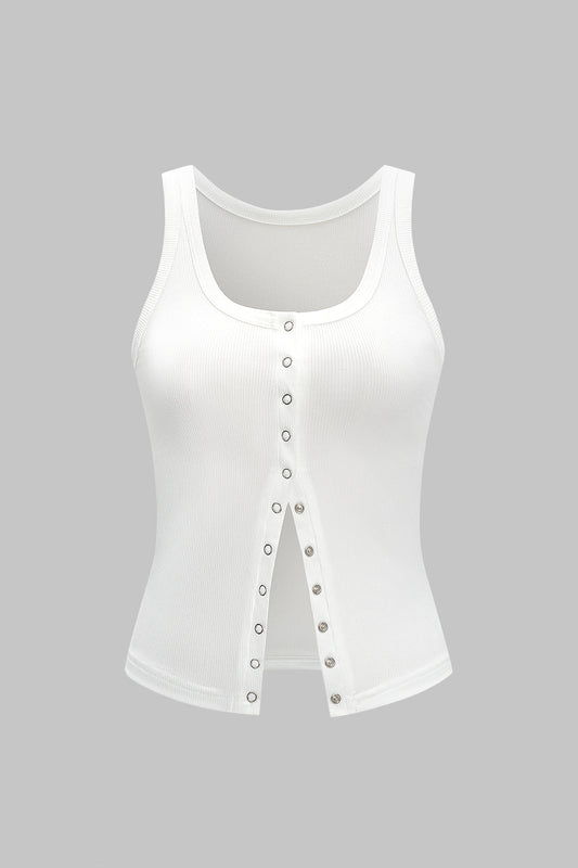 IVY | SNAP TANK WHITE
