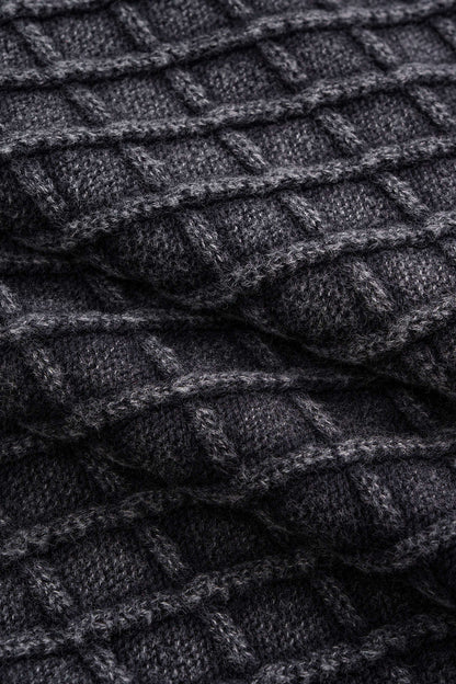 Knit High Waist Skirt GRAY