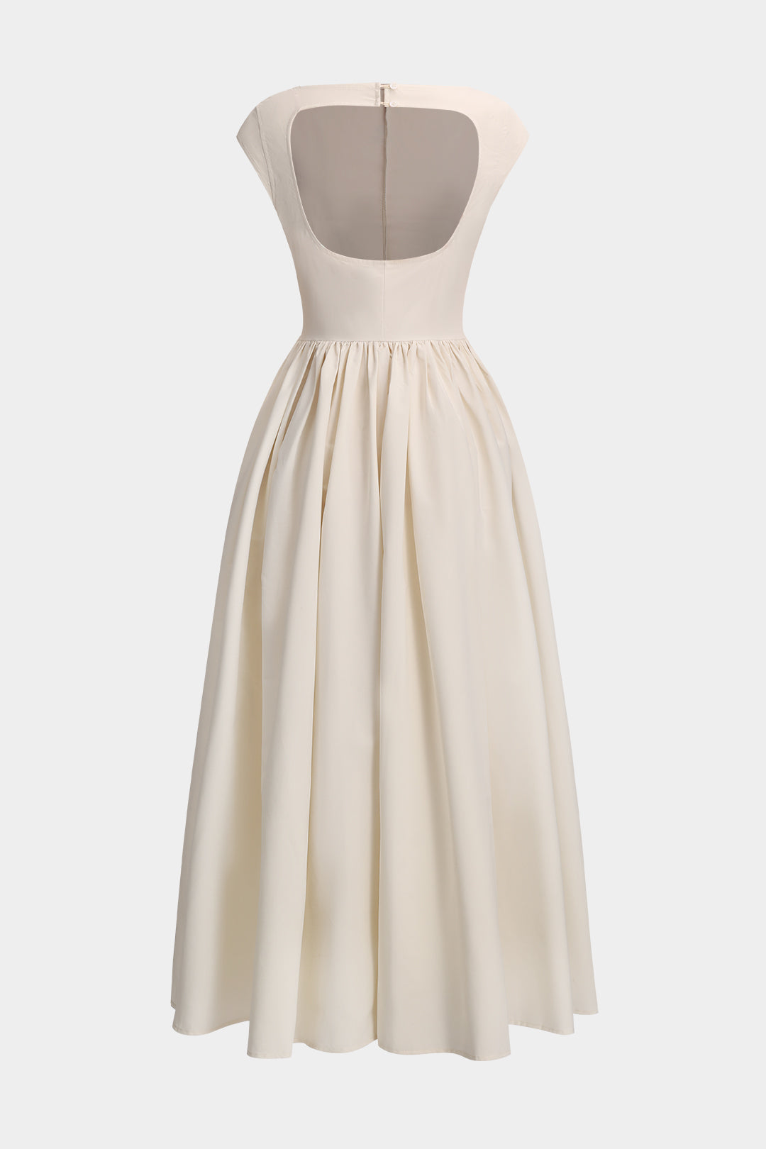 AMARIS | IVORY MIDI DRESS