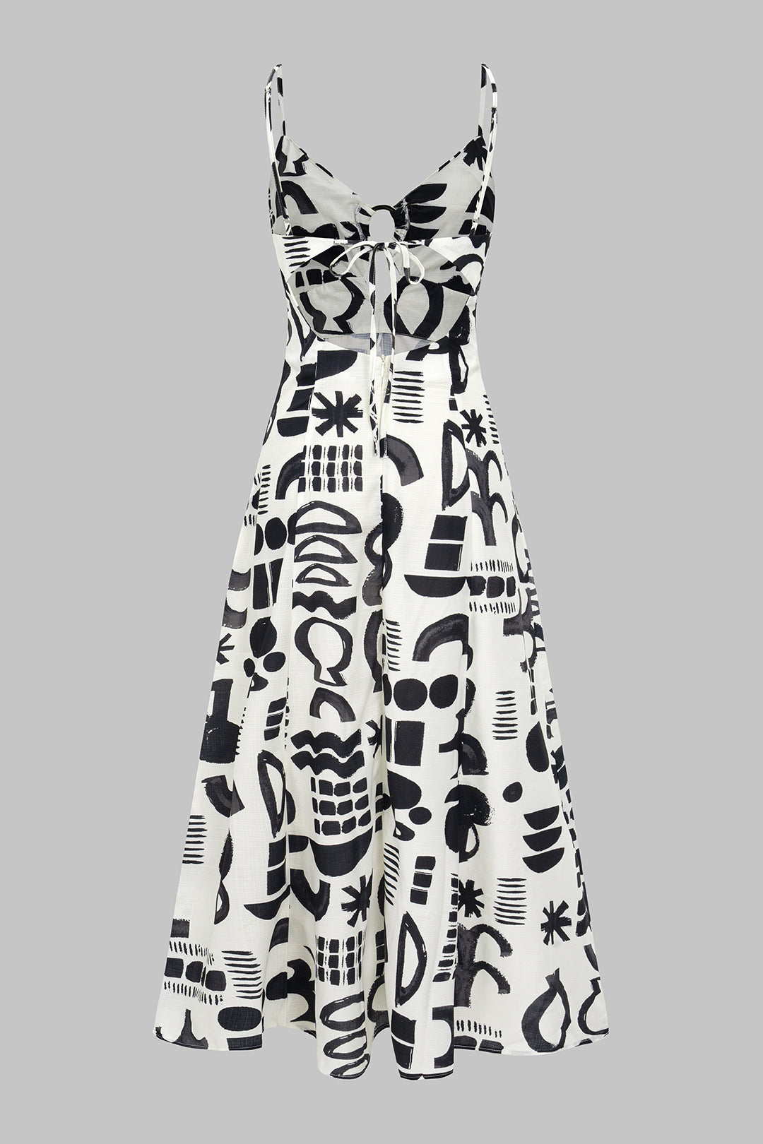 CATALINA | ABSTRACT PRINT MIDI DRESS