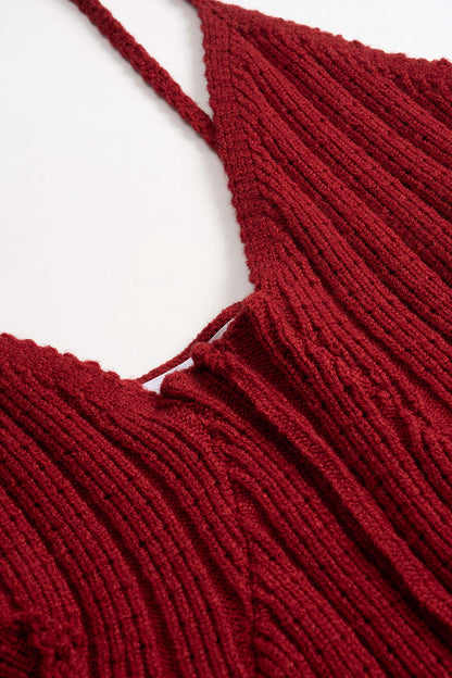 VERONA | RIBBED KNIT CORSET TOP