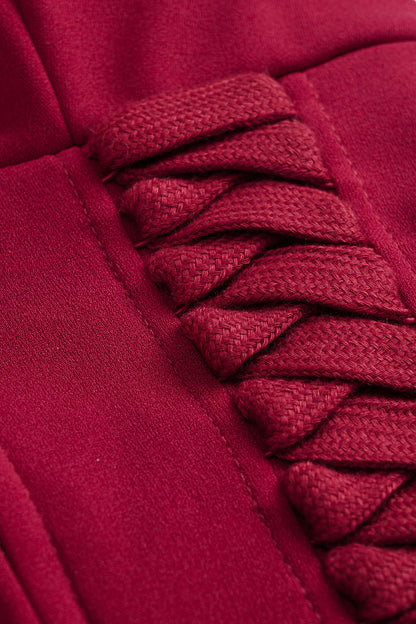 AMARÉ | CORSET TOP RED