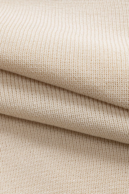 AURORA | TEXTURED KNIT CARDIGAN BEIGE