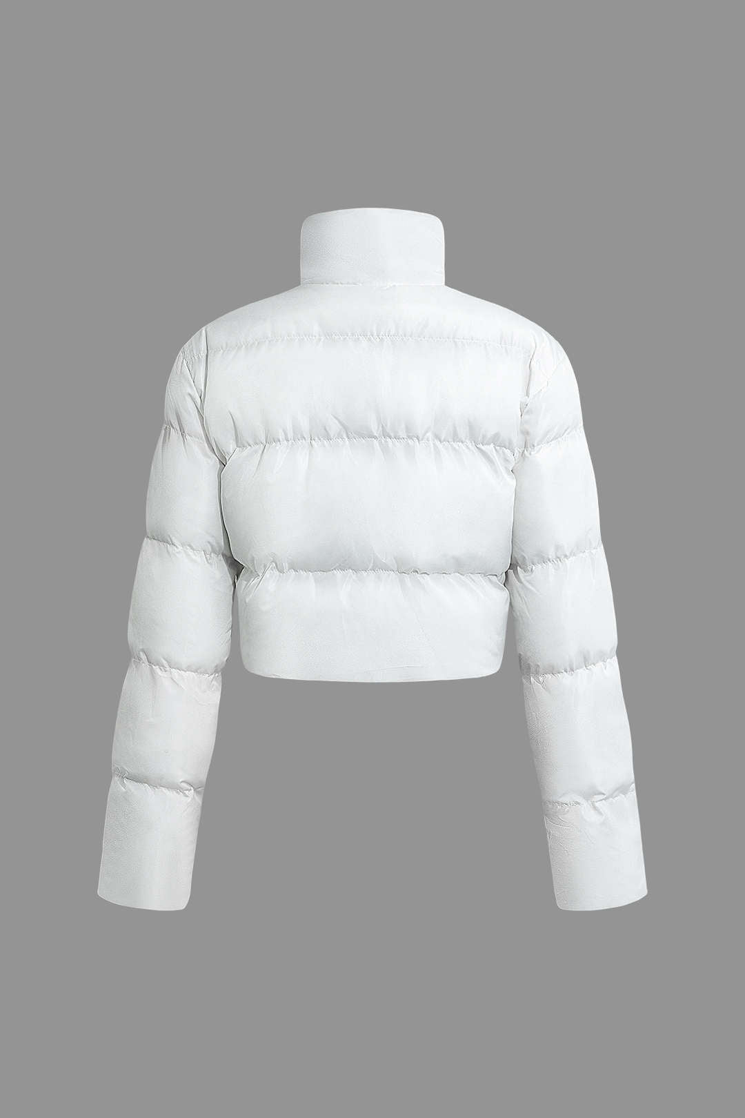 KORIN | CROPPED PUFFER JACKET WHITE