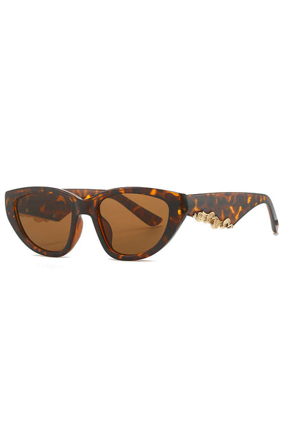 Ombre Cat-eye Sunglasses CHOCOLATE ONE SIZE