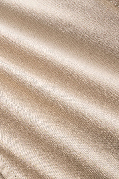 SOLENE | DRAPED TIE TOP BEIGE