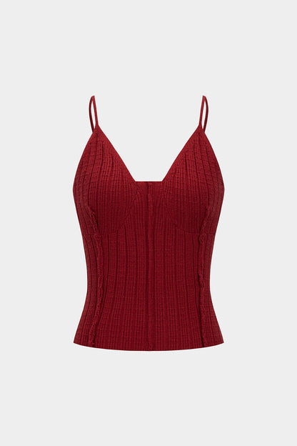 VERONA | RIBBED KNIT CORSET TOP
