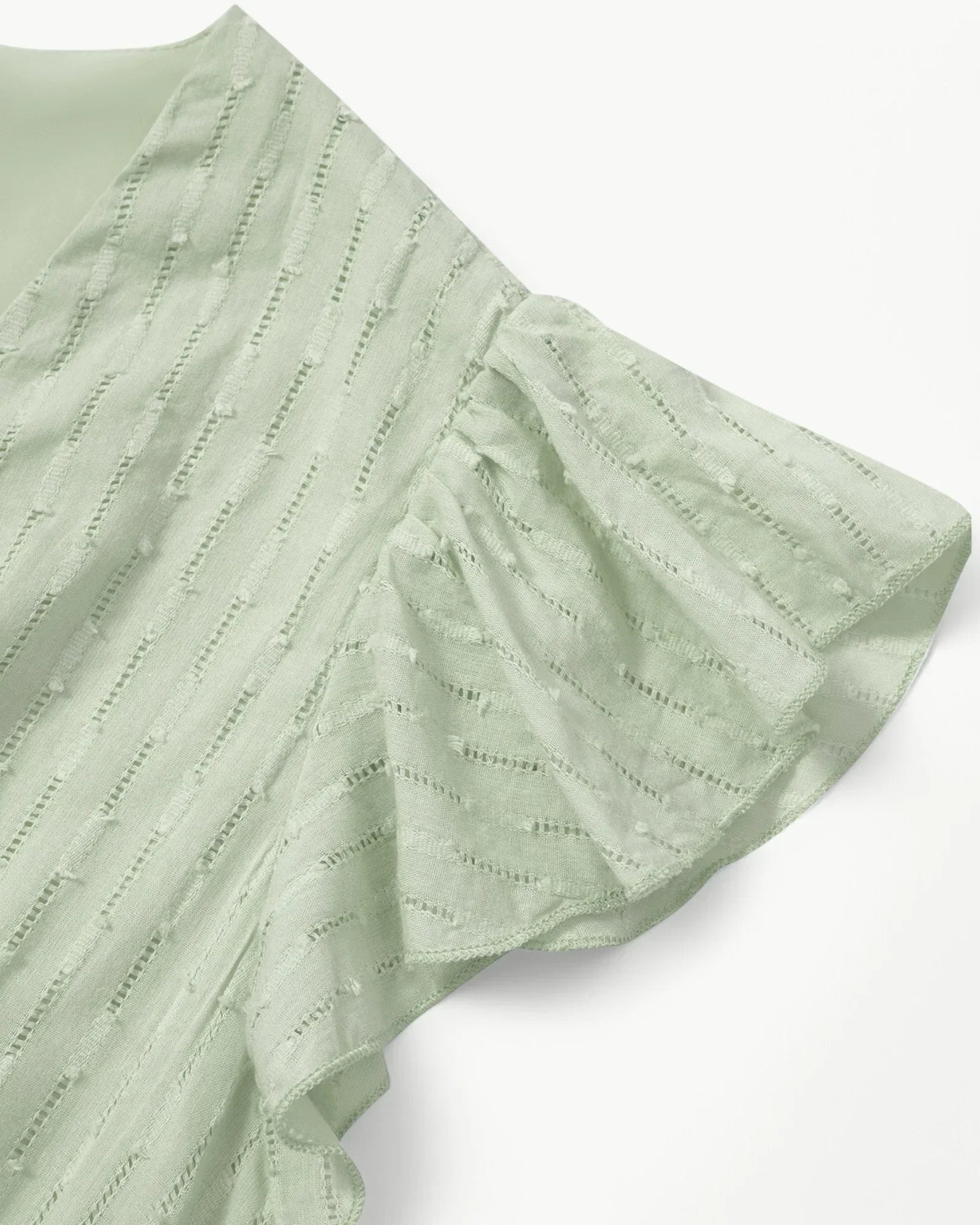 AMÉLIA | ELEGANT V- NECK DRESS WHITE