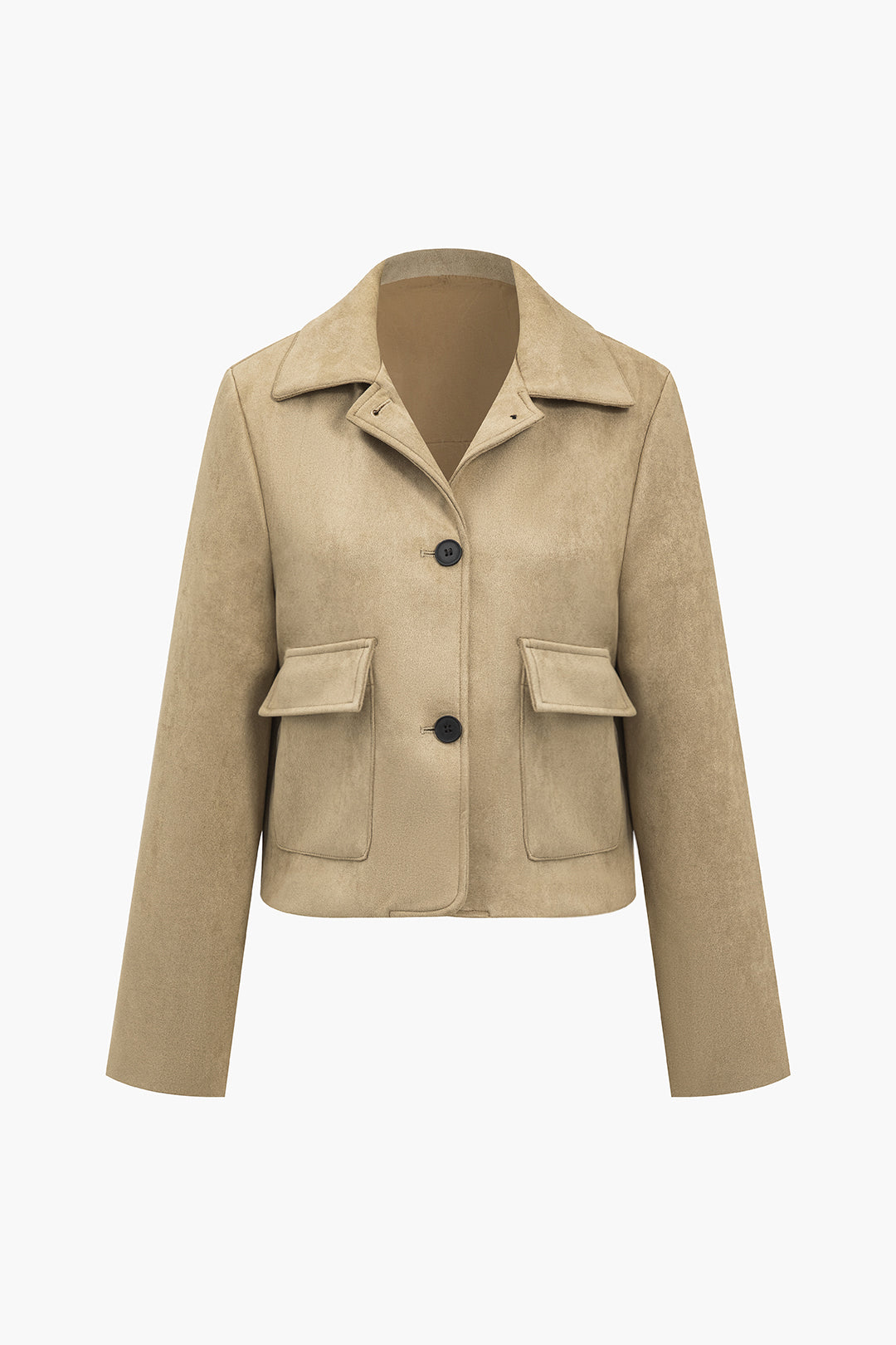 SOLENE | SUEDE CROPPED JACKET