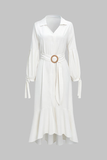 KARINA | BELTED MIDI DRESS