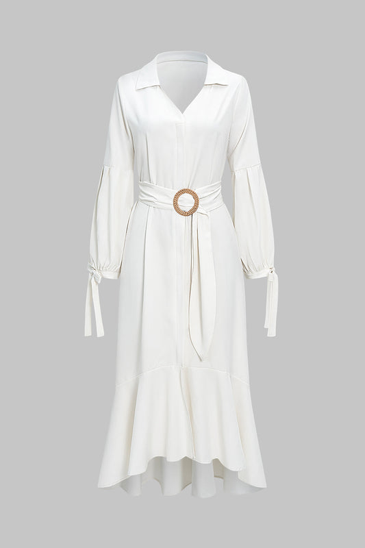 KARINA | BELTED MIDI DRESS